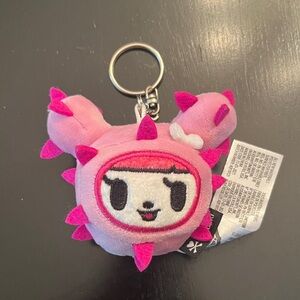 NWOT Tokidoki Pink and White Cactus Friends Blind Box Plush Keychain